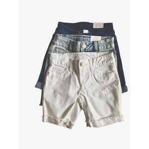 Justice Girls Lot of 3 Girlfriend Jean Shorts size 6 Stetch‎ Denim Camp School